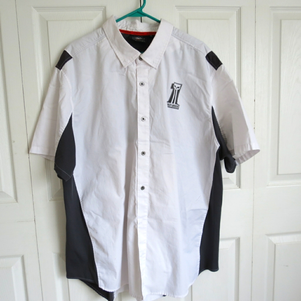 Harley Davidson Men's Short Sleeve HD Performance Button Shirt